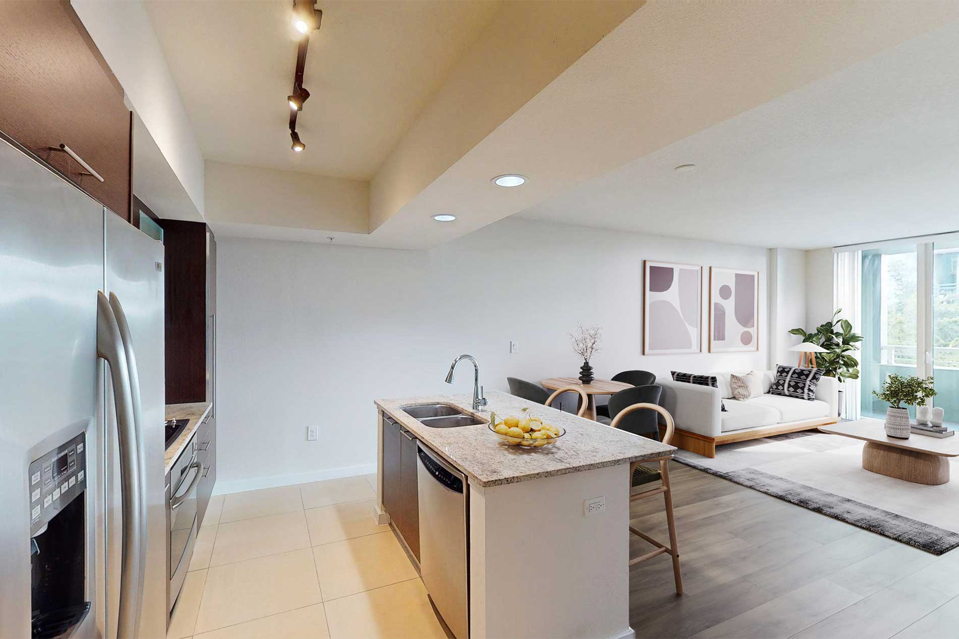 The Slade apartment kitchen