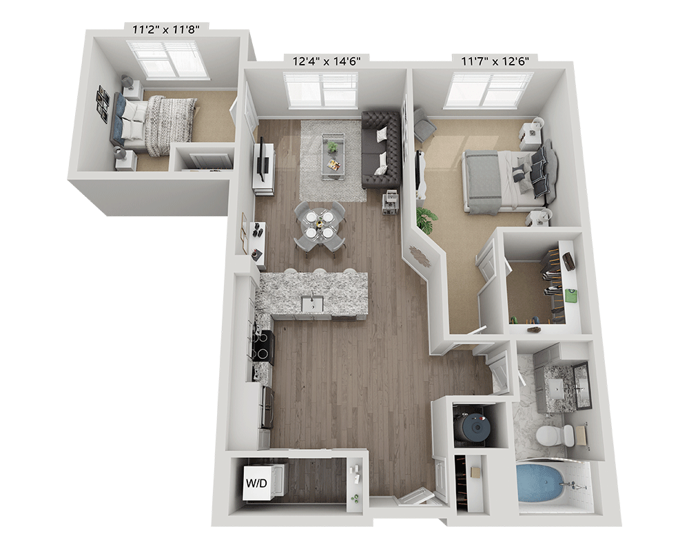 Two Bedroom B1A