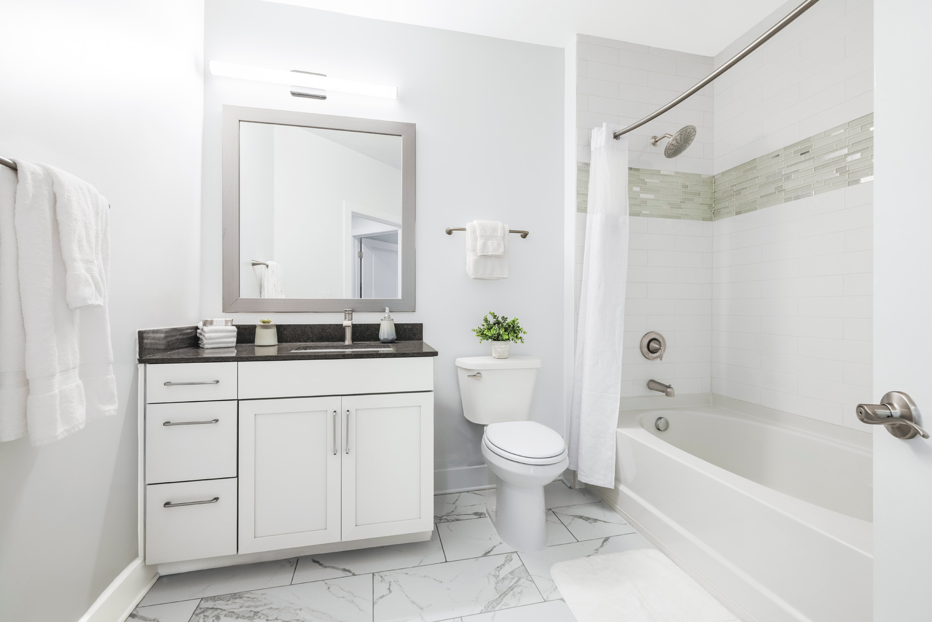 The Smith staged bathroom