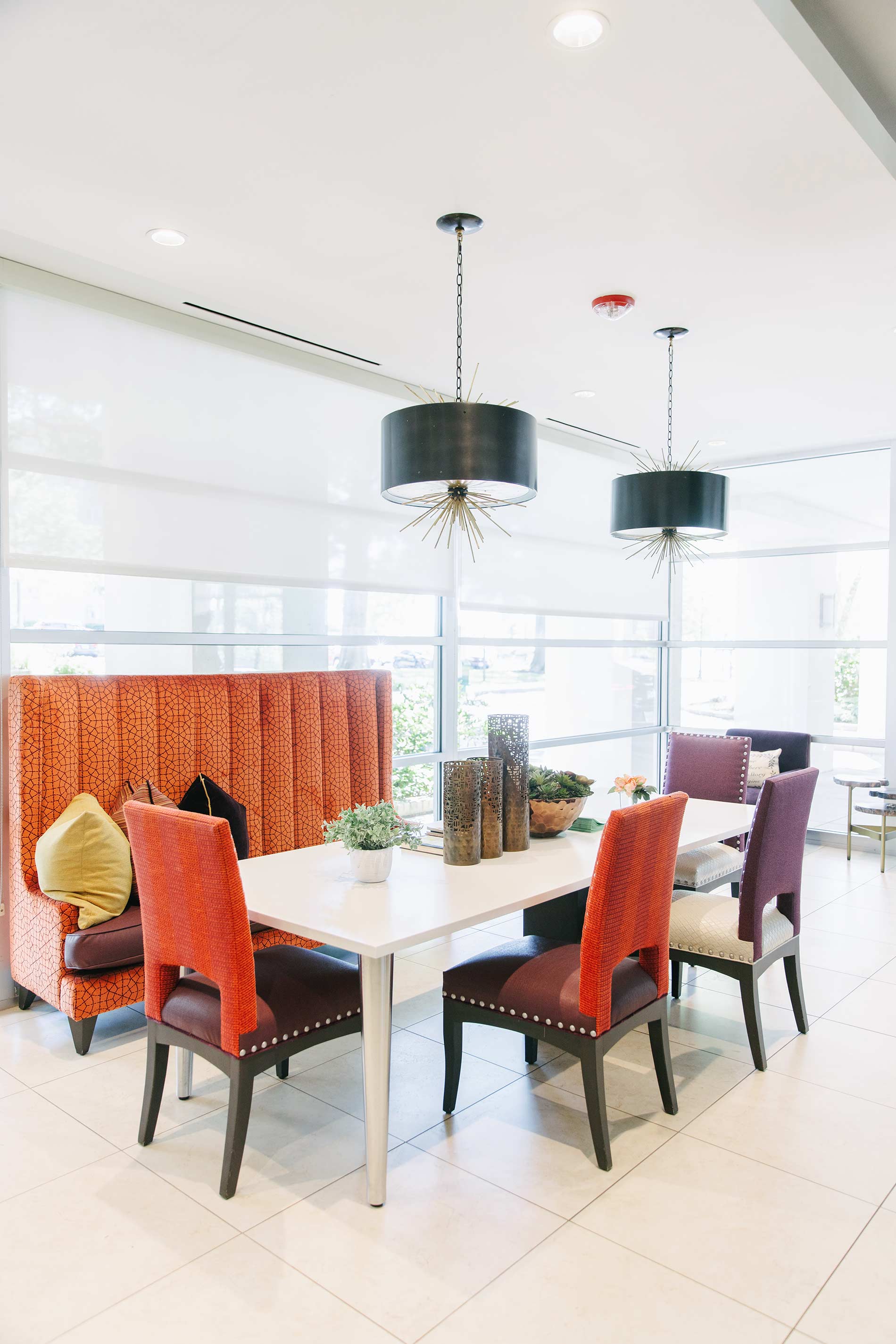 Whitmore apartments lobby table