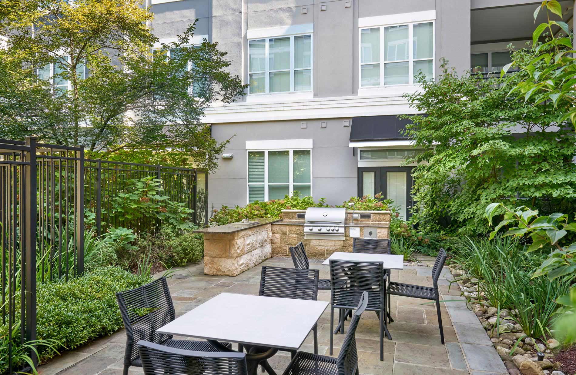 Towson Promenade grilling area