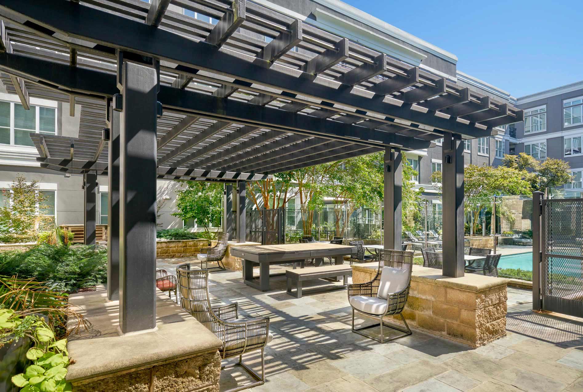 Towson Promenade grilling area