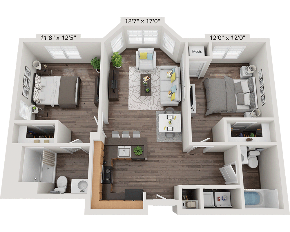 Two Bedroom B2A