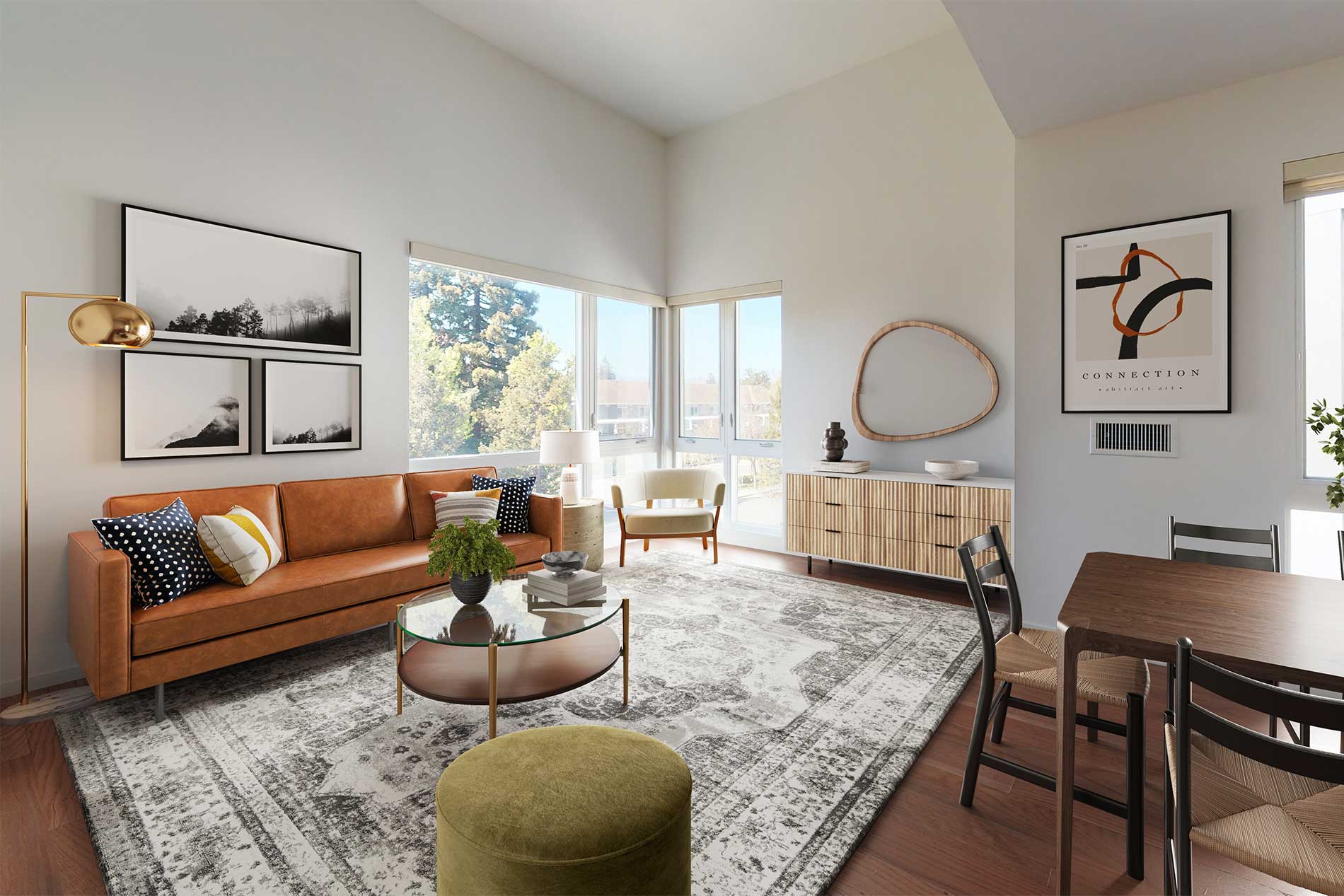 Verve apartment living room