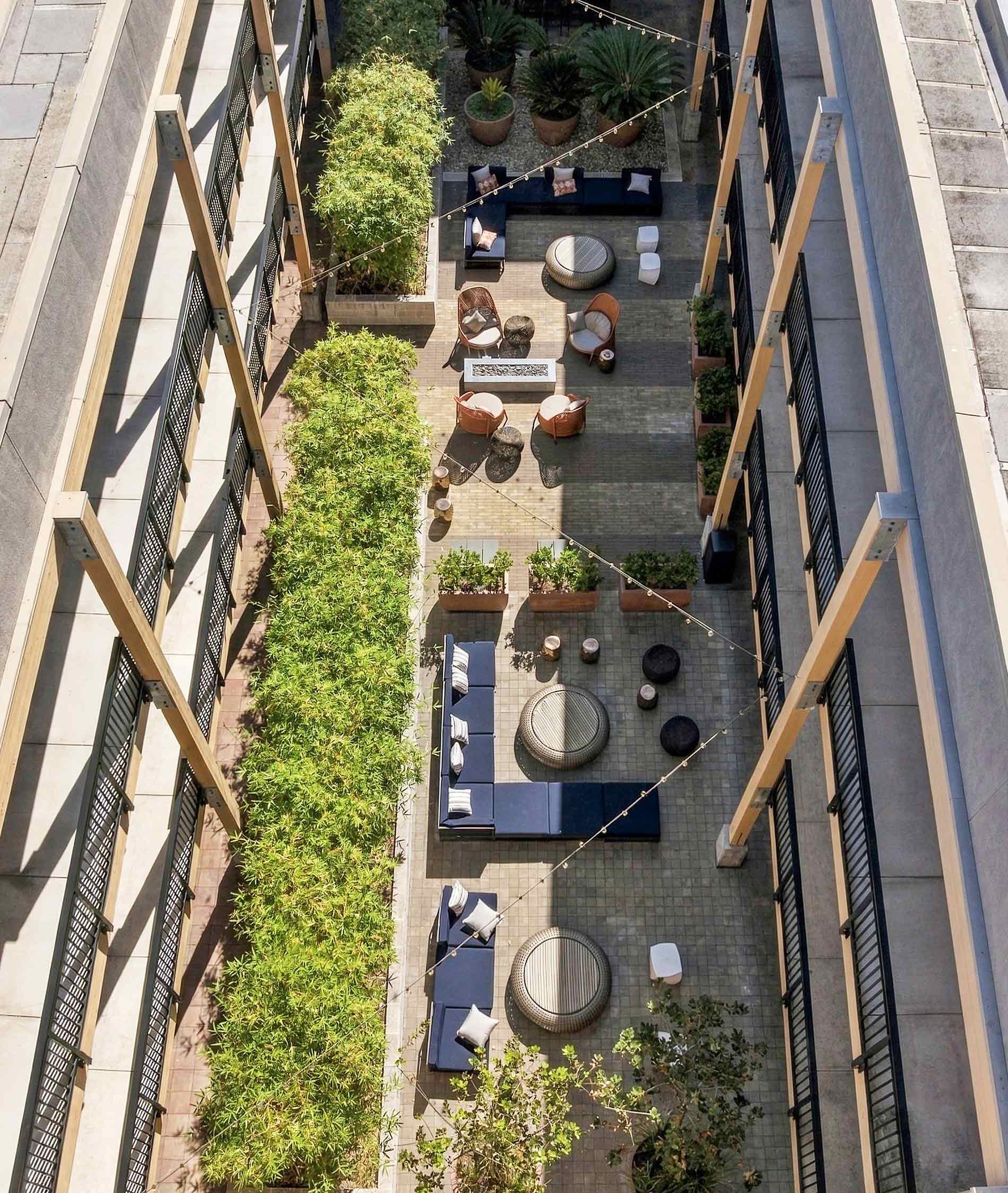 Verve aerial courtyard 