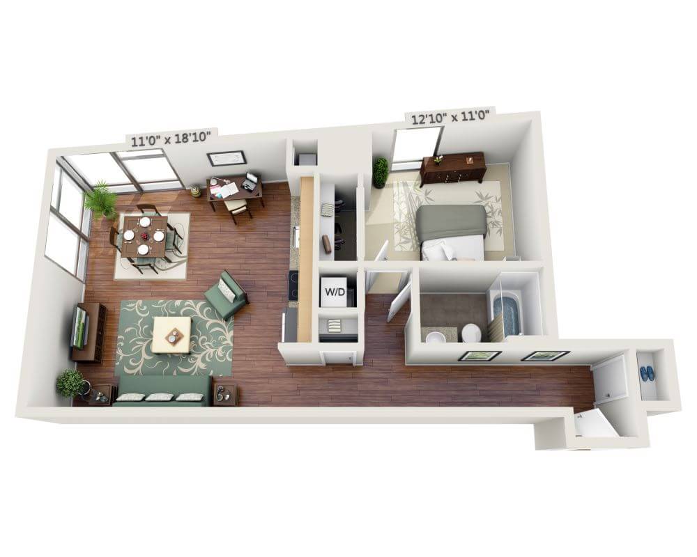 One Bedroom A1N