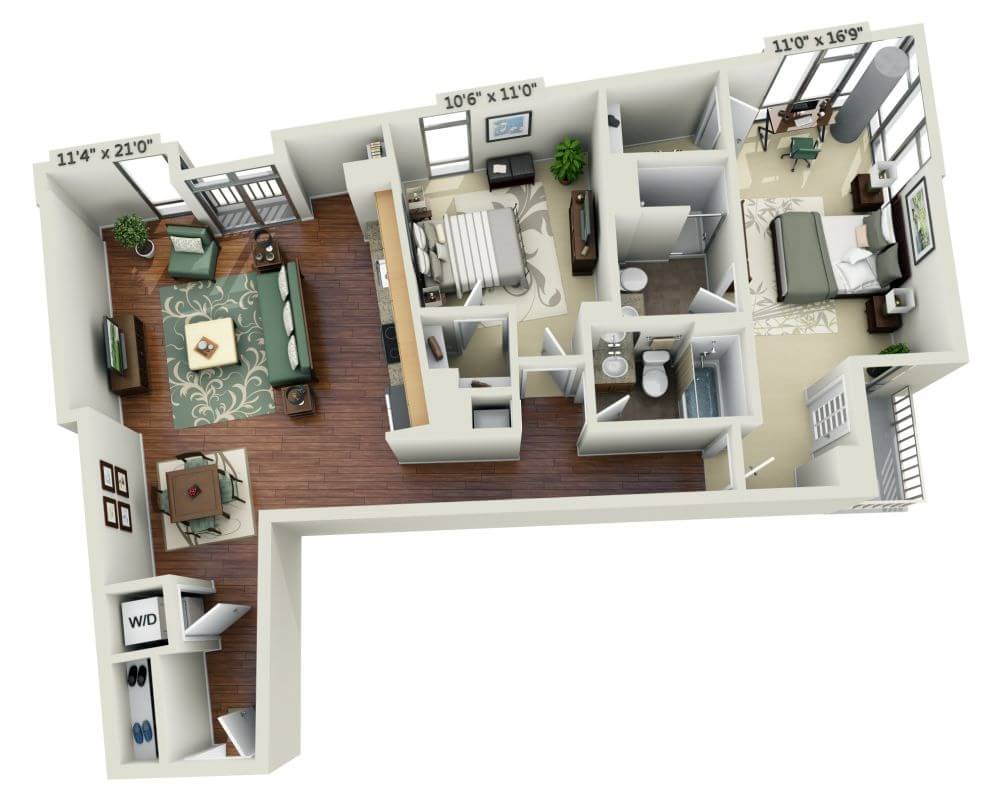 Two Bedroom B2H