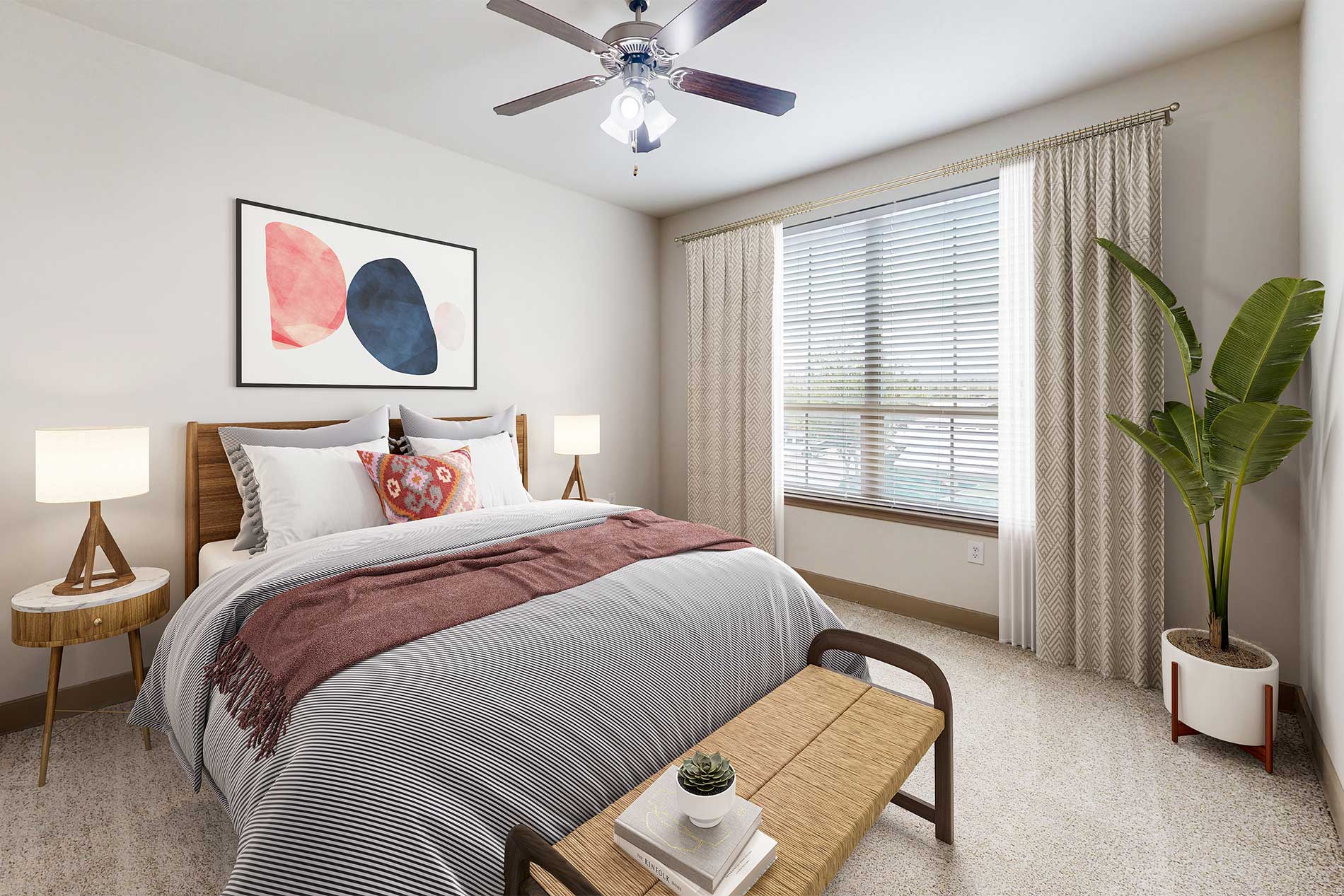Villaggio apartment bedroom