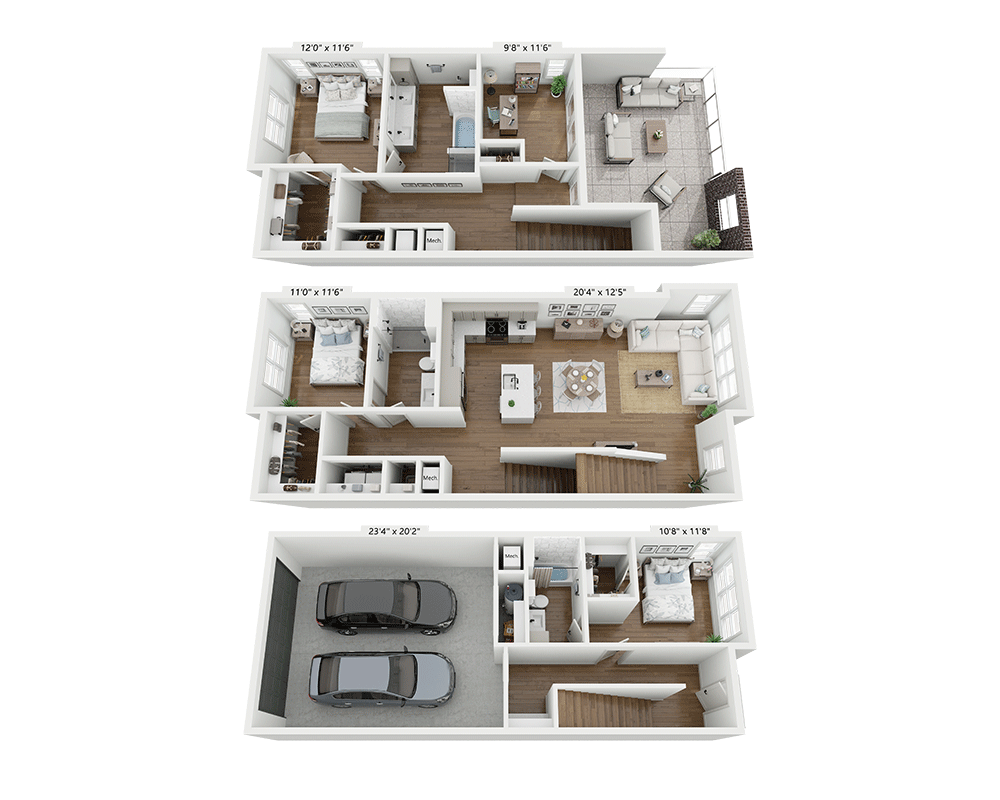 Three Bedroom C3E