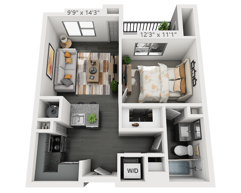 One Bedroom A1B