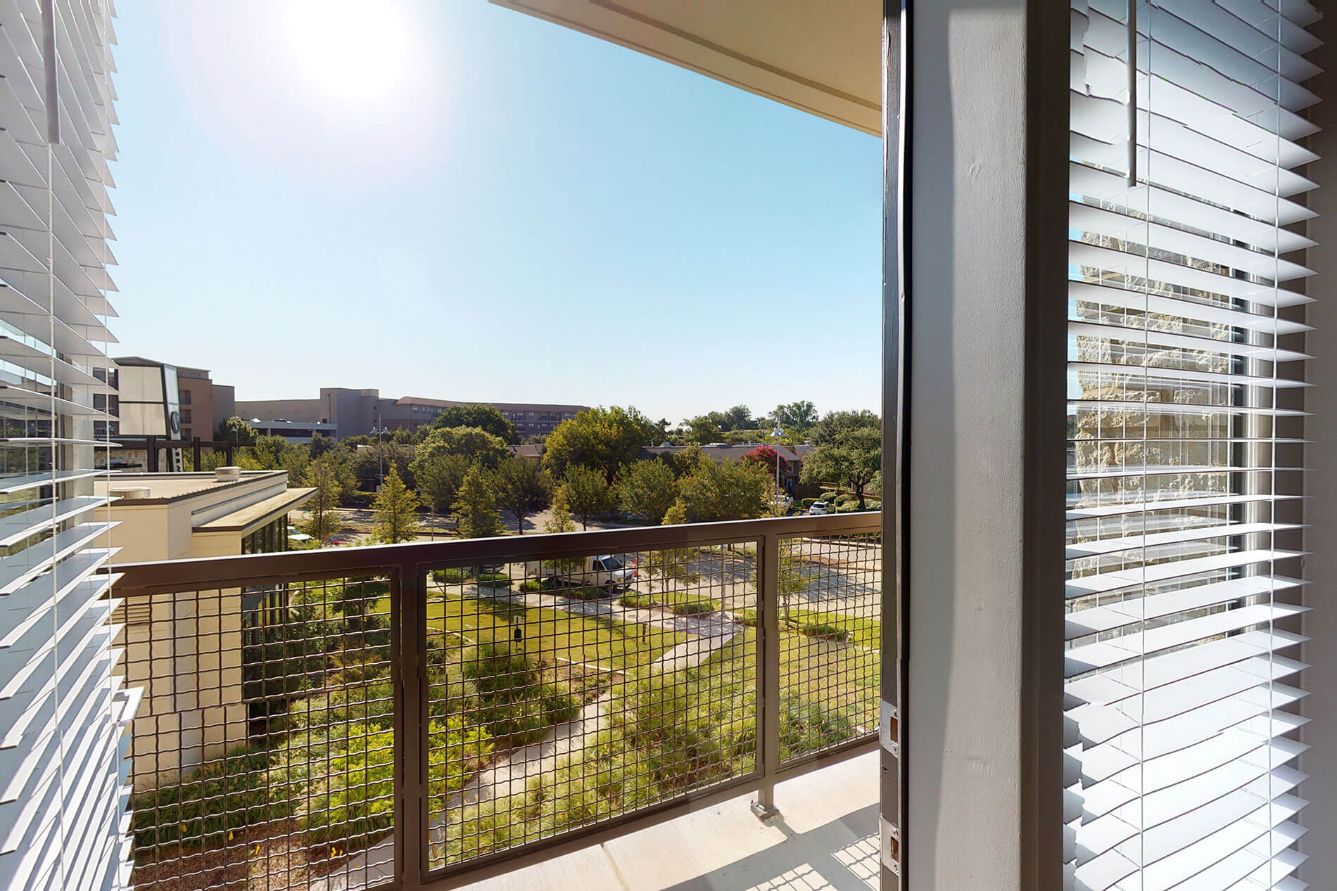 Vitruvian West balcony view