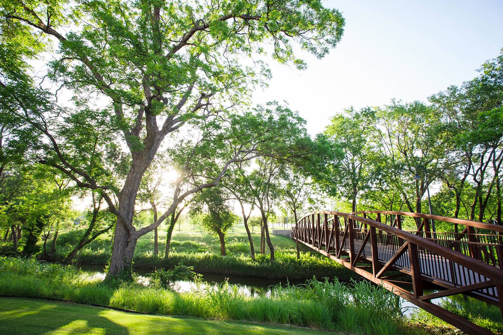 Vitruvian Park bridge