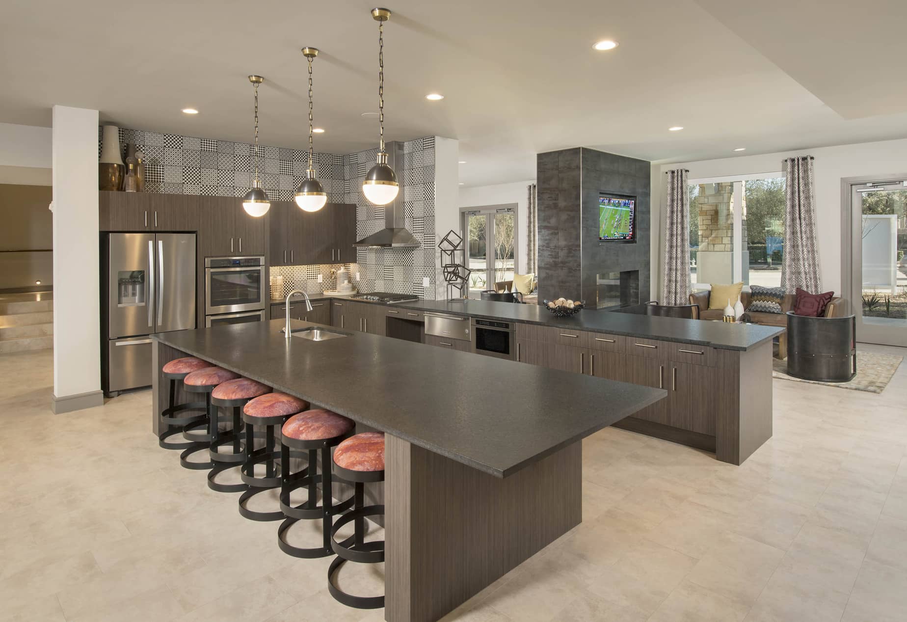 Vitruvian West Clubhouse Kitchen