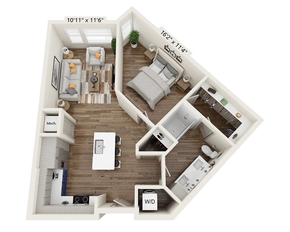 One Bedroom A1Q-III