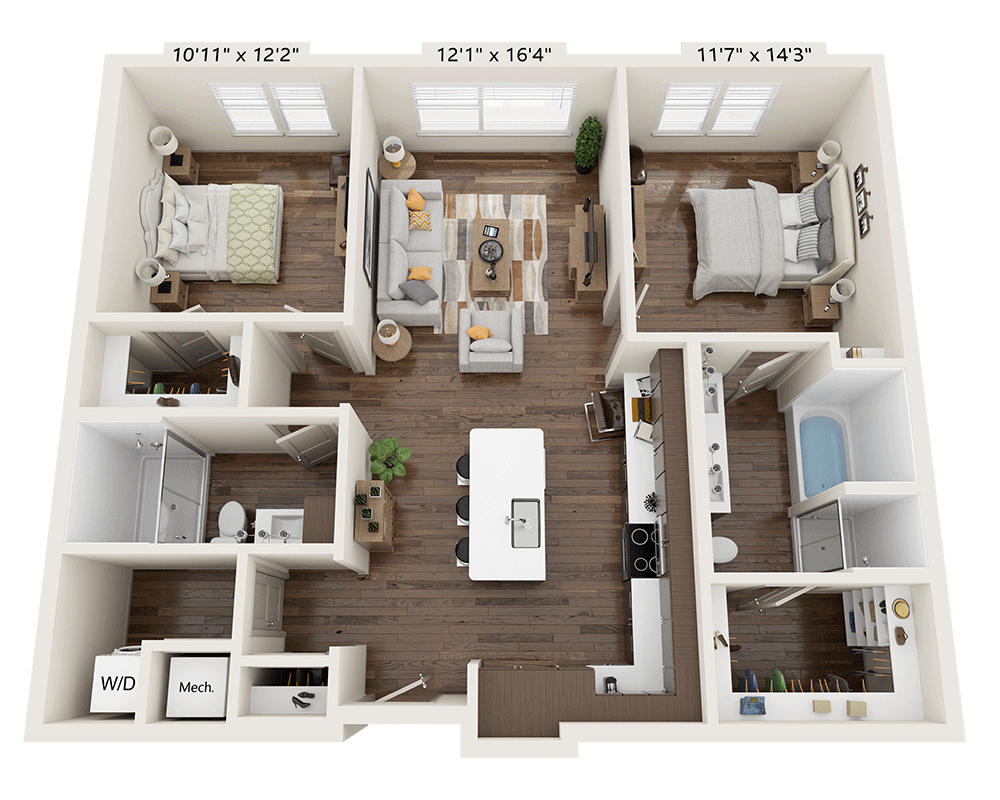 Two Bedroom B2C-III