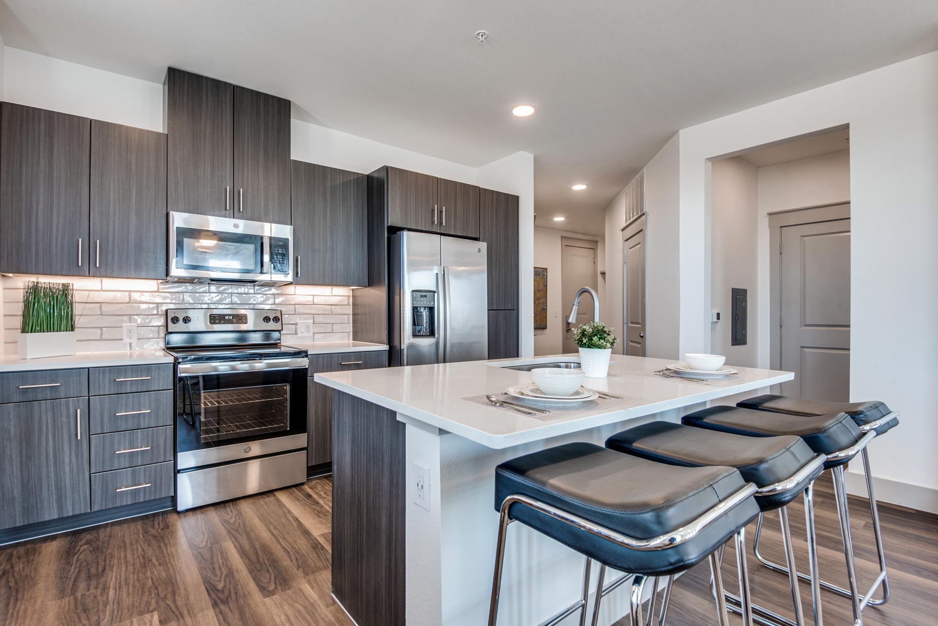 Vitruvian West Staged Kitchen