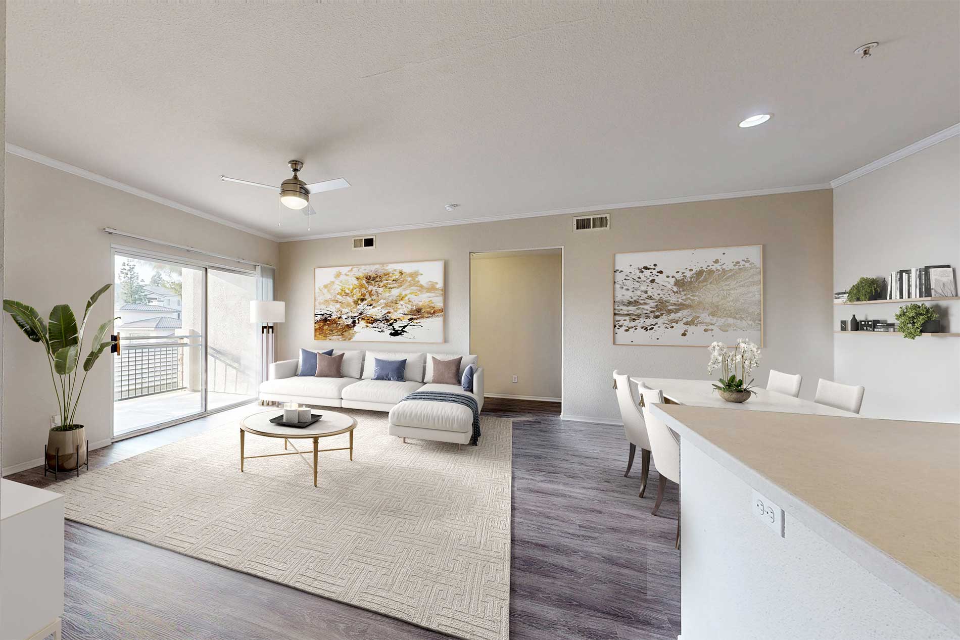 Windemere apartment living room