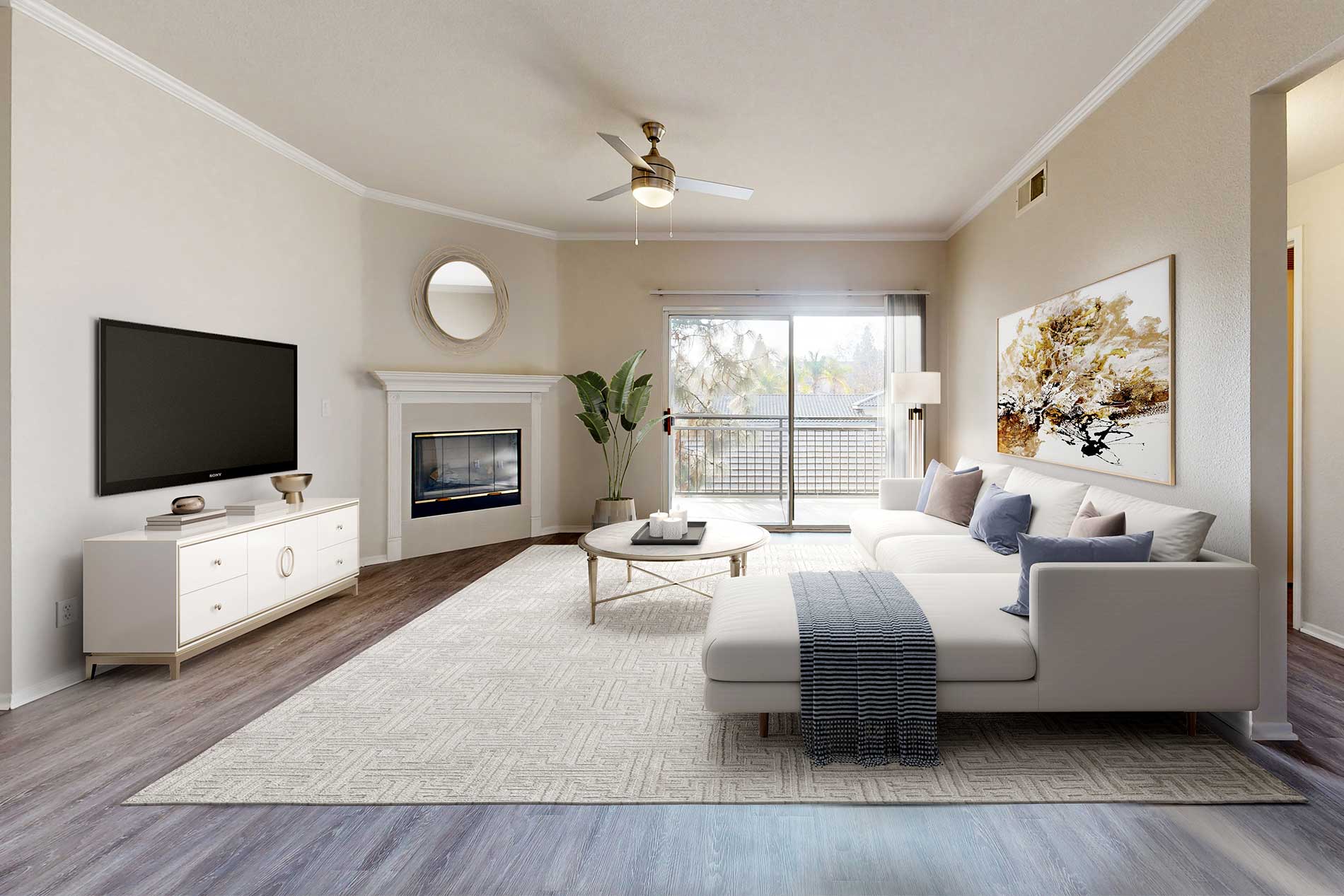 Windemere apartment living room